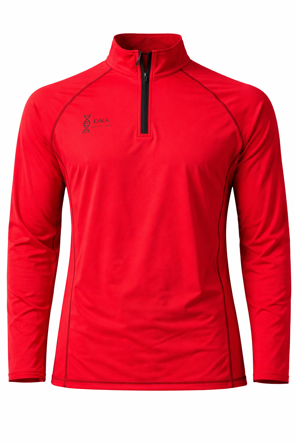 Mens long sleeved summer baselayer in red