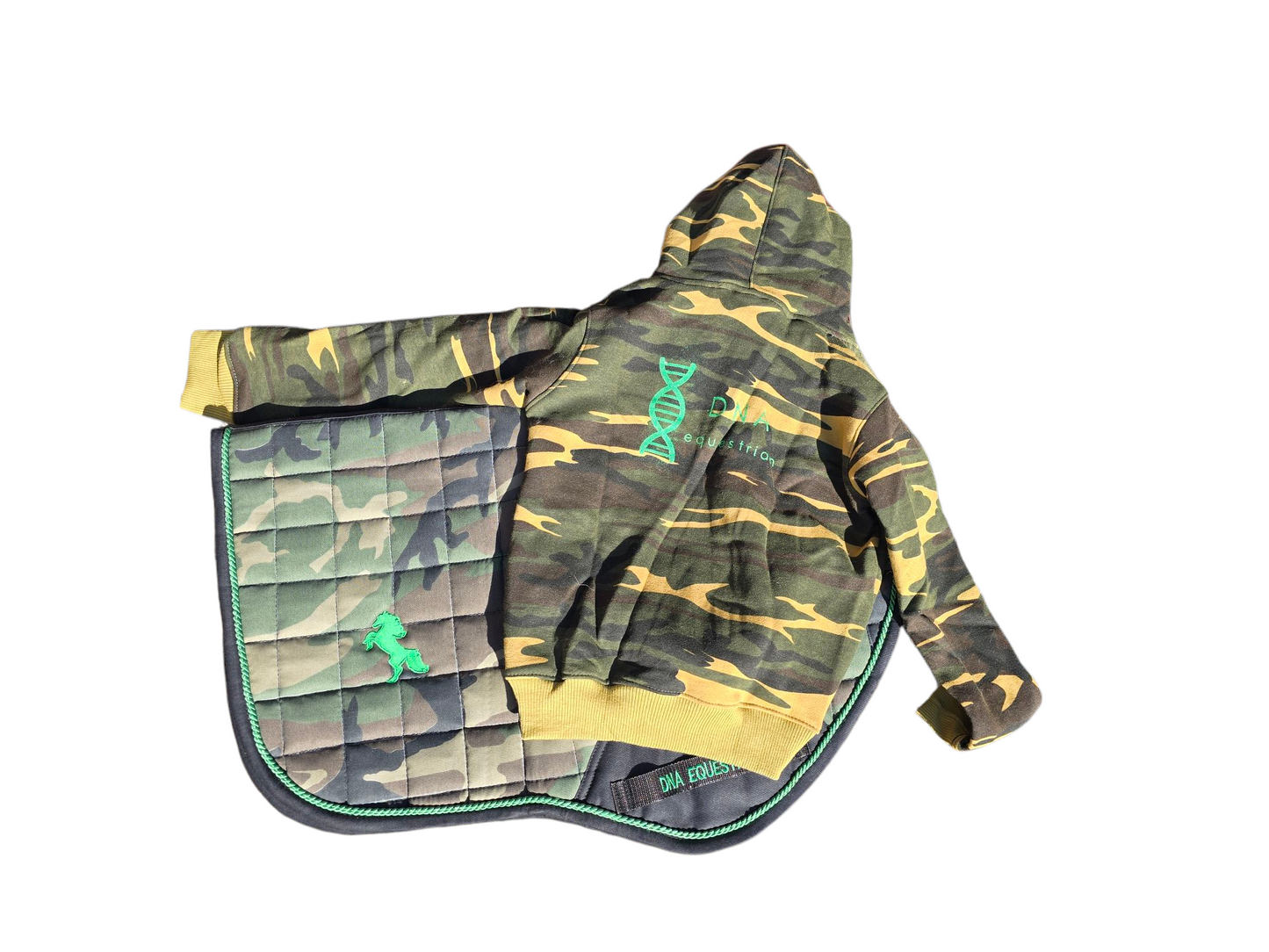 Camouflage saddle pad