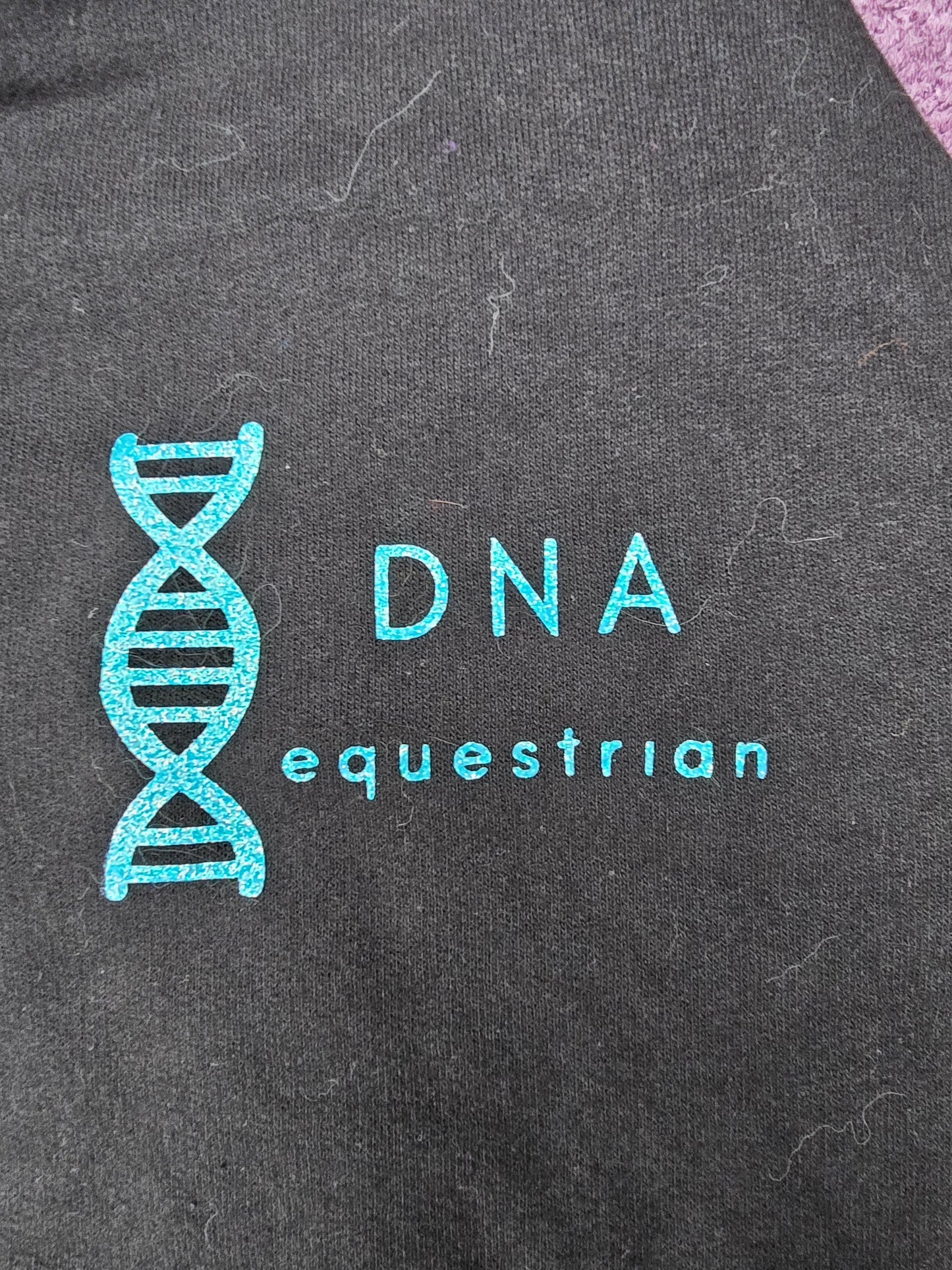 Black unisex fit slogan hoodie