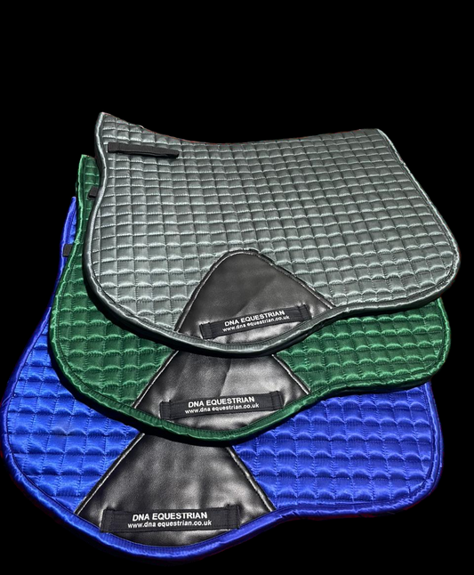 Satin saddle pad DNA equestrian ltd