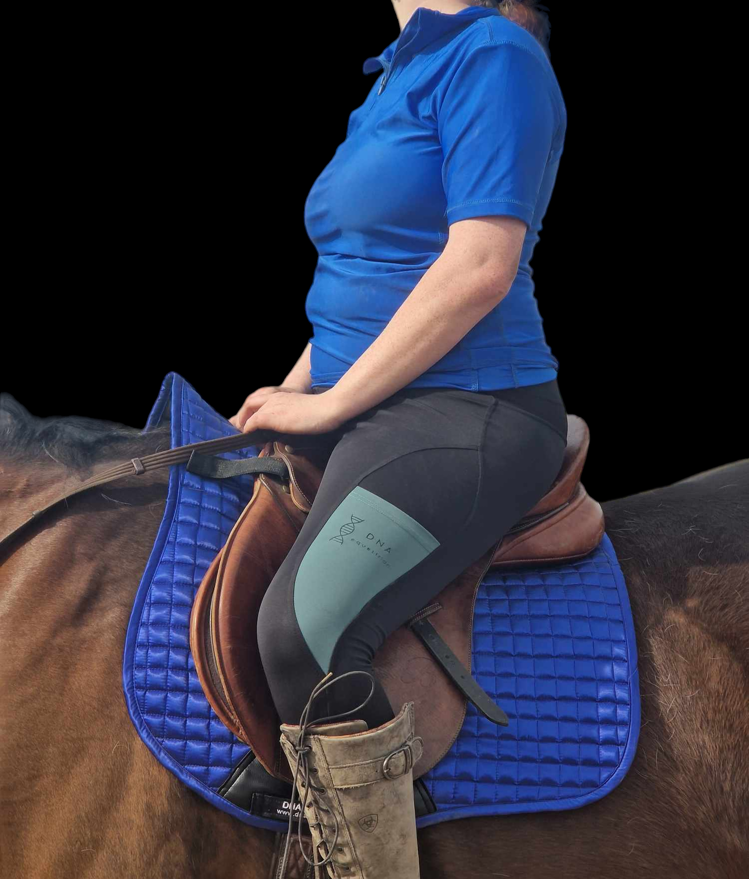 Satin saddle pad DNA equestrian ltd