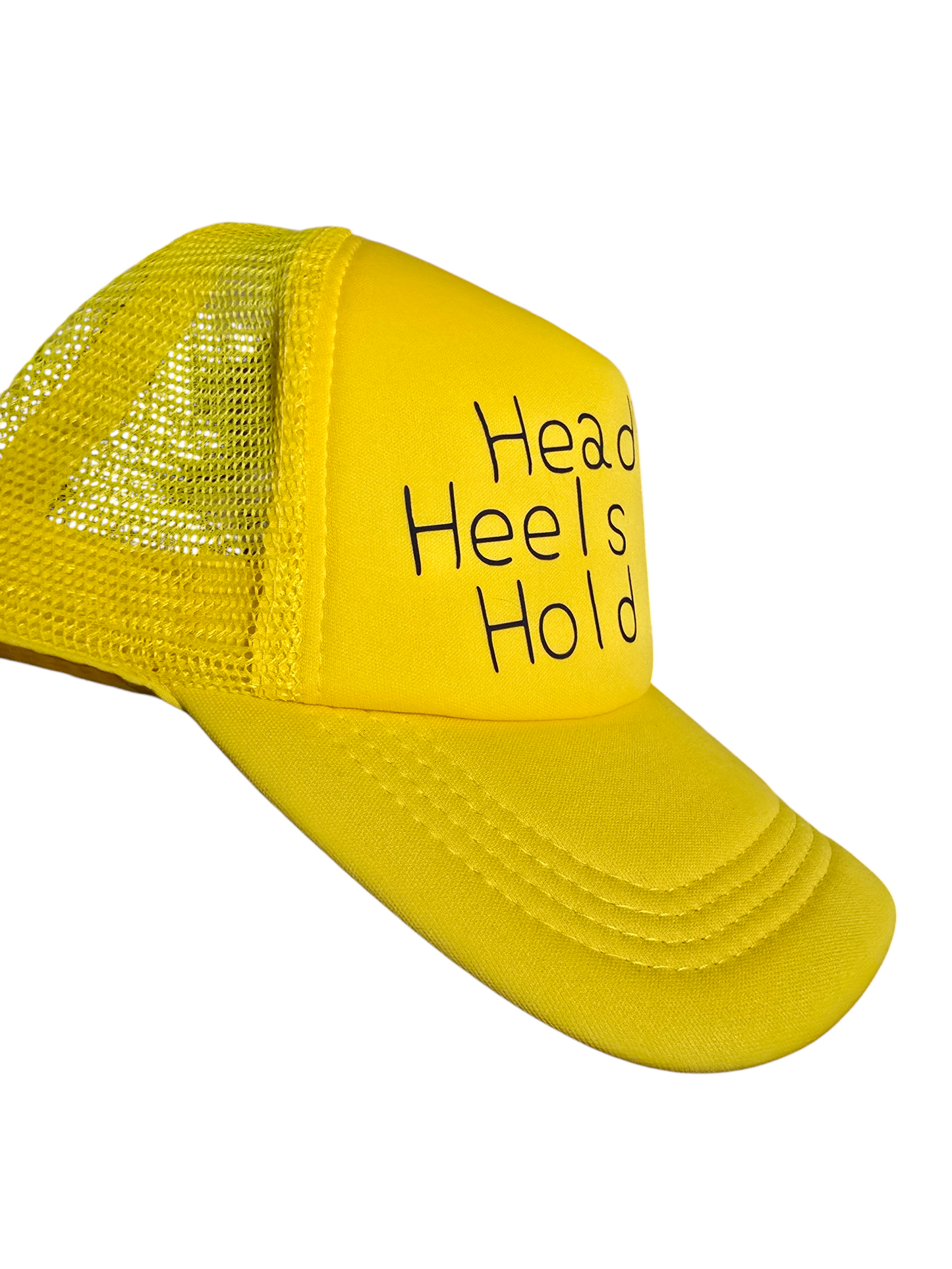 Yellow slogan hat