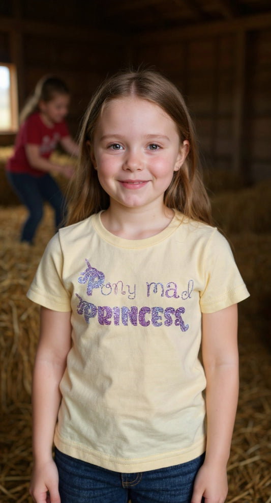Pony princess childrens tshirt