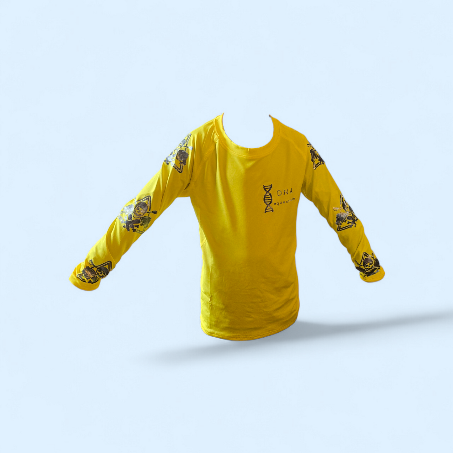 Childrens long sleeved yellow tee