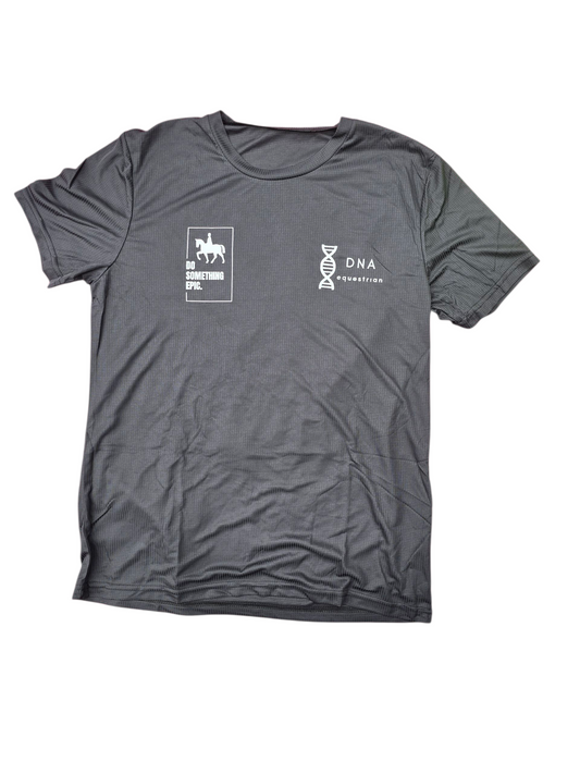 Do something epic equestrian black unisex adult t-shirt