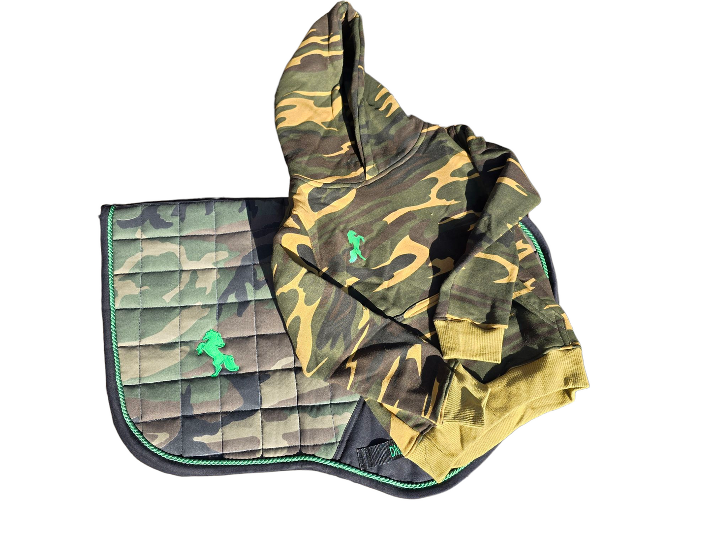 Camouflage saddle pad