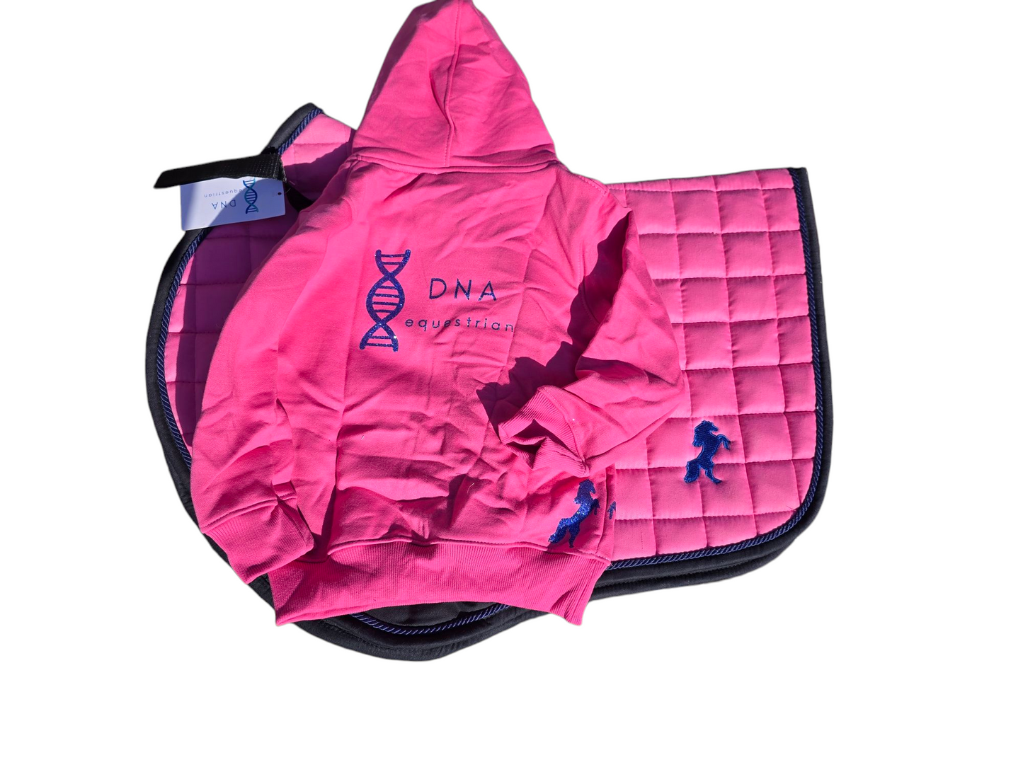 Pink saddle pad