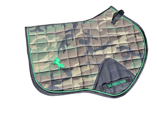 Camouflage saddle pad