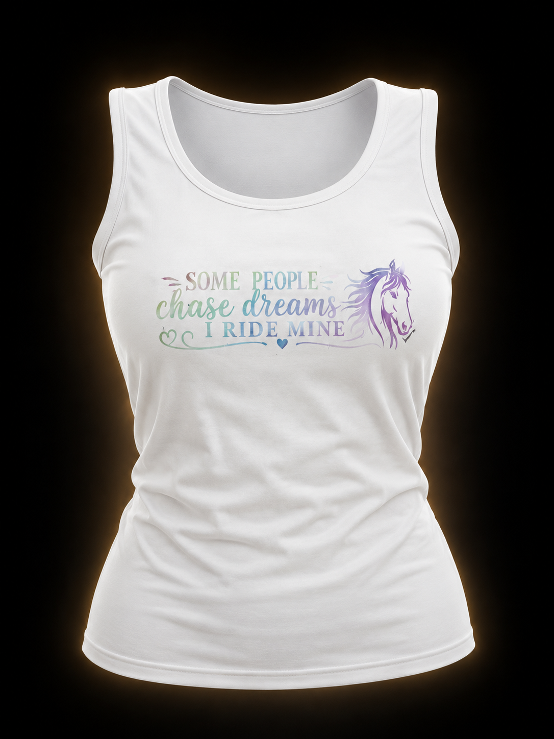 chase dreams ladies vest top