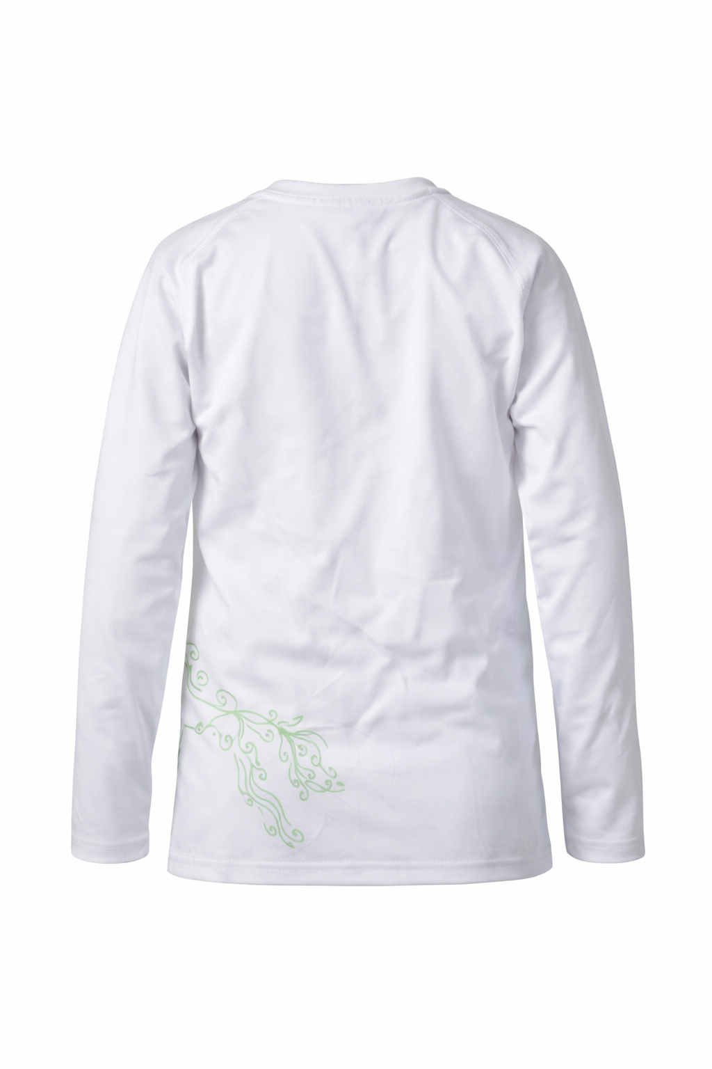 Childrens long sleeved white tee