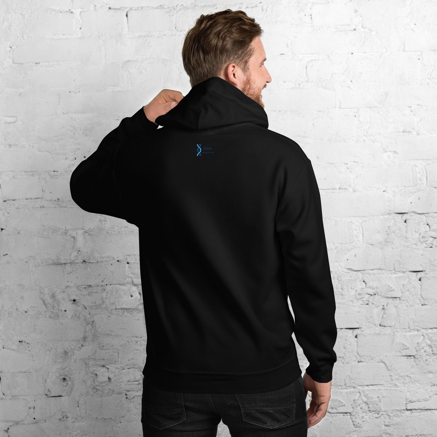 Blue horses hoodie DNA equestrian ltd