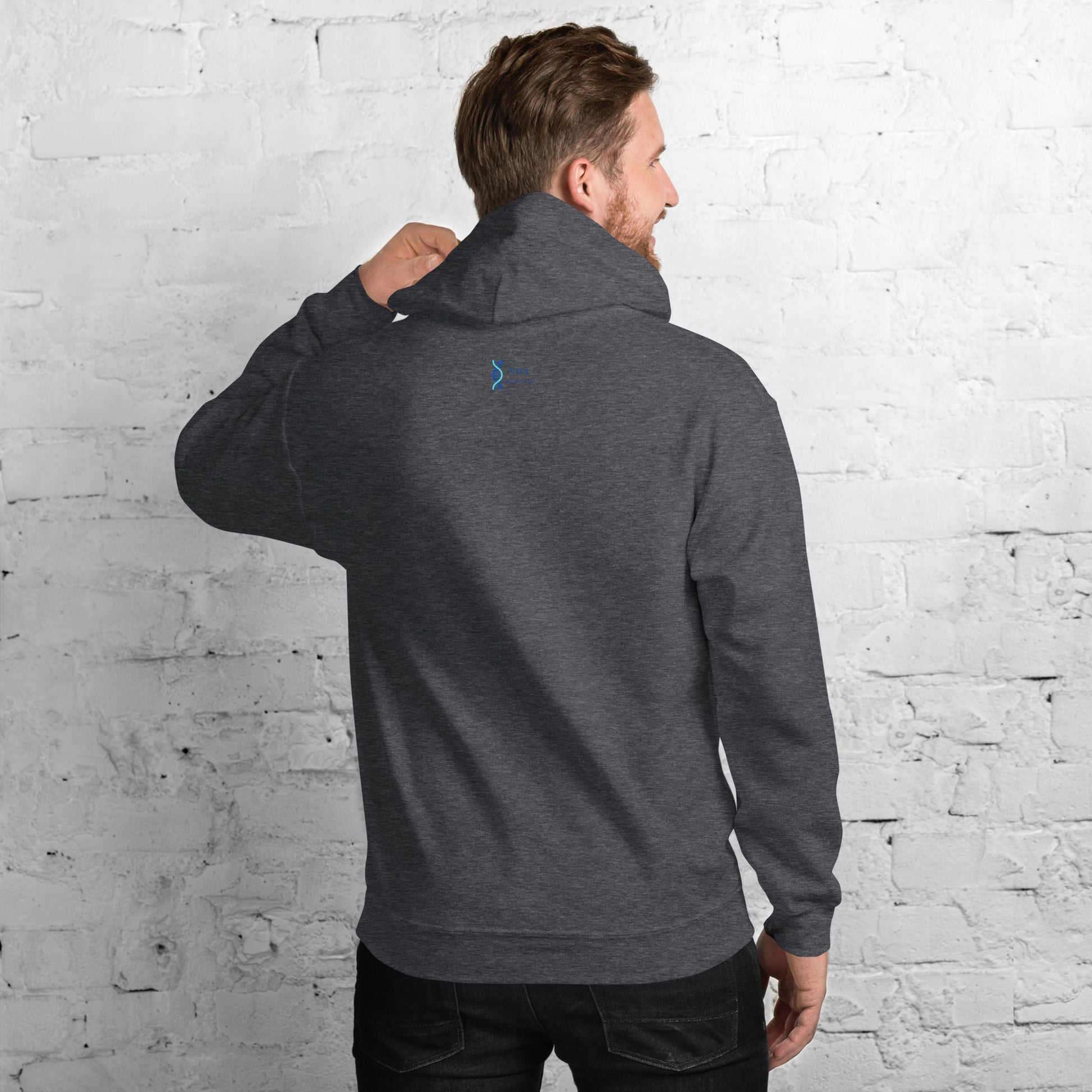 Blue horses hoodie DNA equestrian ltd