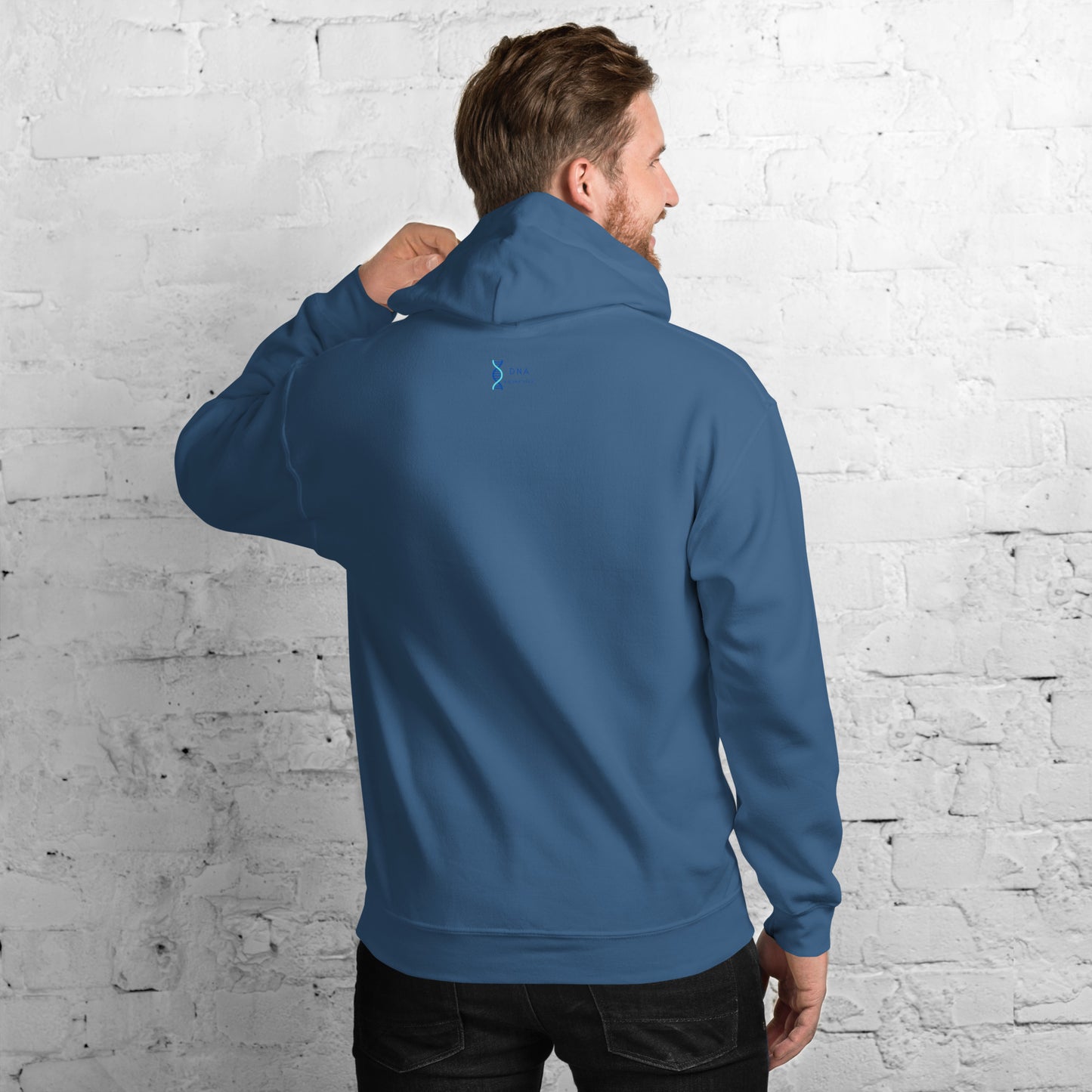 Blue horses hoodie DNA equestrian ltd